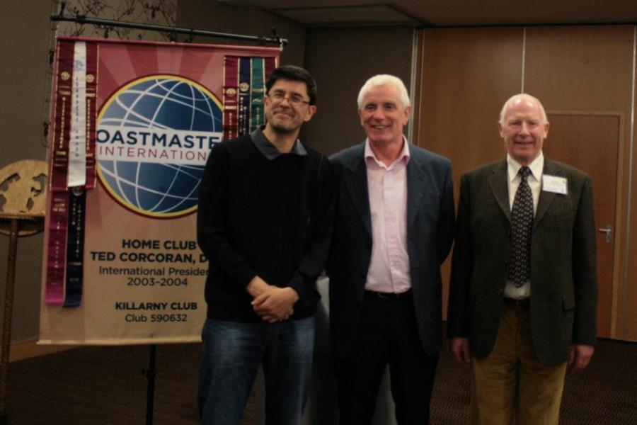 Humorous Speech and Table Topics Winners - Area Final Killarney – 9/10/12